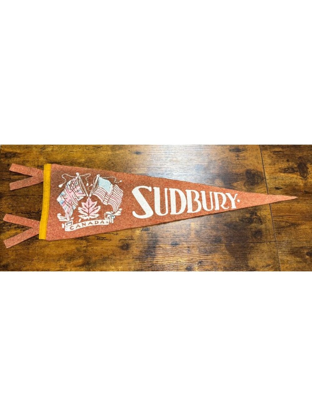Vintage Sudbury Canada pennant